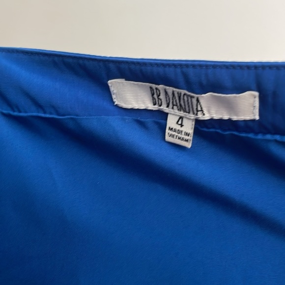 Royal blue long sleeveless dress BB Dakota - Picture 8 of 10